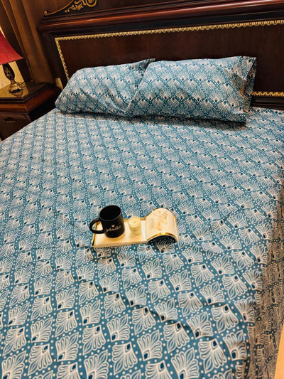 KING SIZE COTTON BEDSHEET SIZE 260X280CM